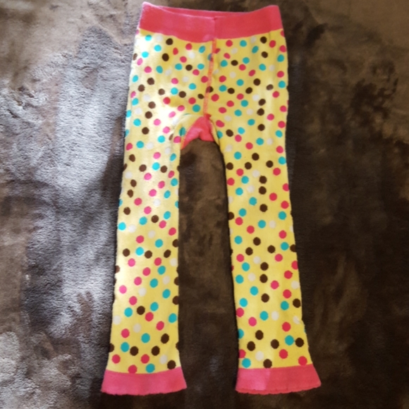 Lazy One Polka Dot Footless Knit Tights - Picture 3 of 5